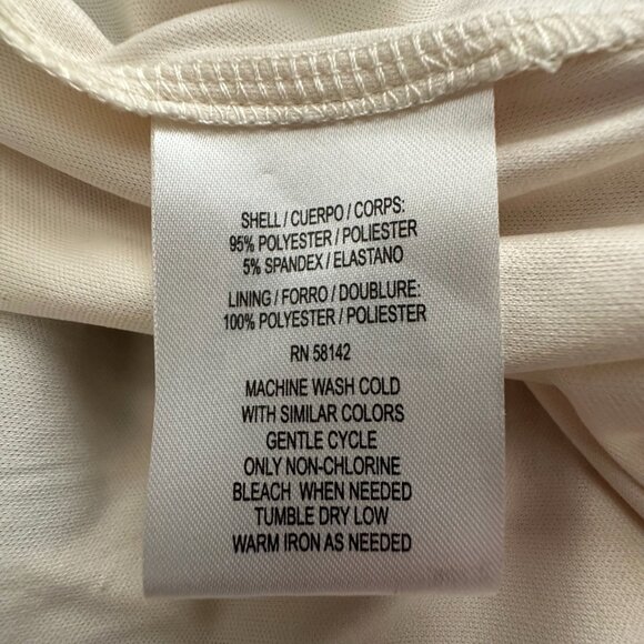 Maggy London Women's 6 Multicolored Floral Sleeveless Lined Midi Sheath Dress - Picture 13 of 14